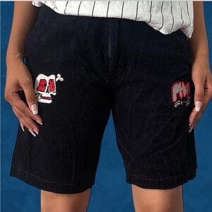 GRAPHIC CORDUROY SHORTS